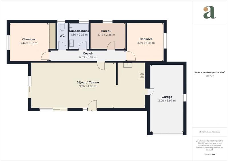 Maison - 85 m² - 4 pièces