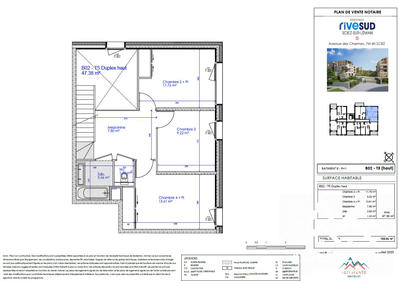 Duplex - 104 m² - 5 pièces