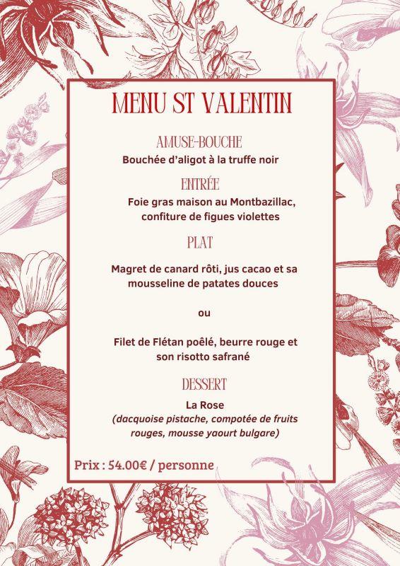 La Saint Valentin au restaurant les plaisirs gourmands