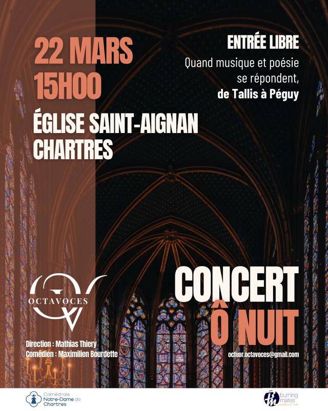 Concert Ô Nuit - 22 mars 2026