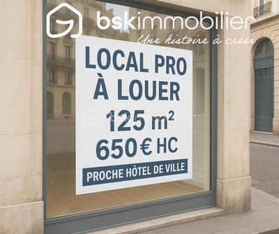 Bureau - 125 m² - 3 pièces