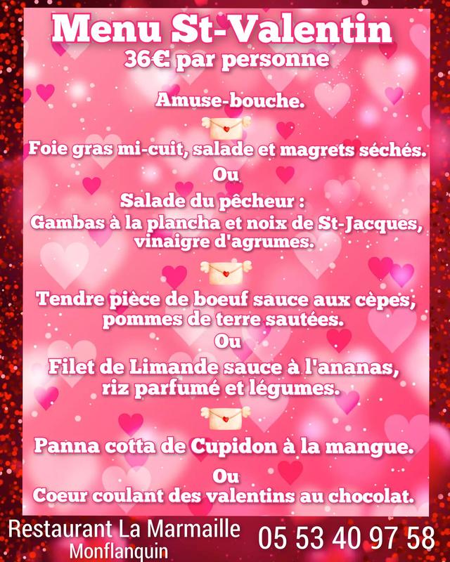 Soirée St-Valentin