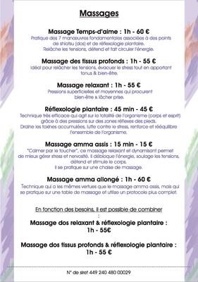 Le Temps-d'Aime: Massages &amp; réflexologie plantaire