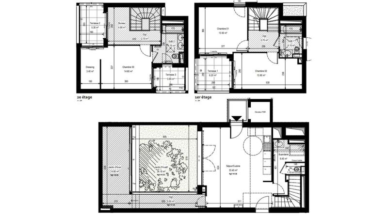 Maison de ville - 144 m² - 4 pièces