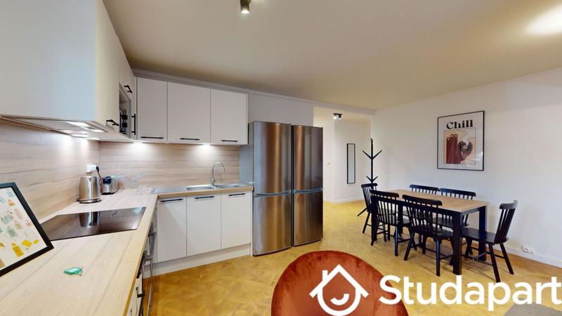 Chambre - 9 m² - 1 pièce