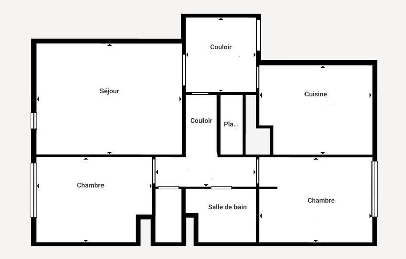 Appartement - 69 m² - 3 pièces