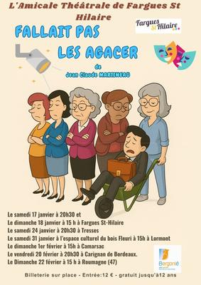 Après-midi théâtre : Fallait pas les agacer