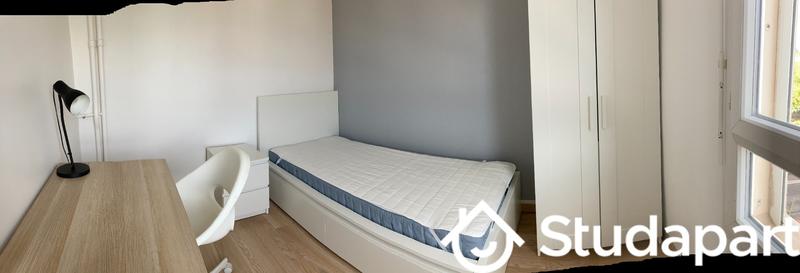 Chambre - 12 m² - 1 pièce