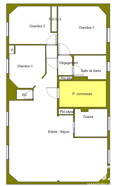 Appartement - 103 m² - 5 pièces