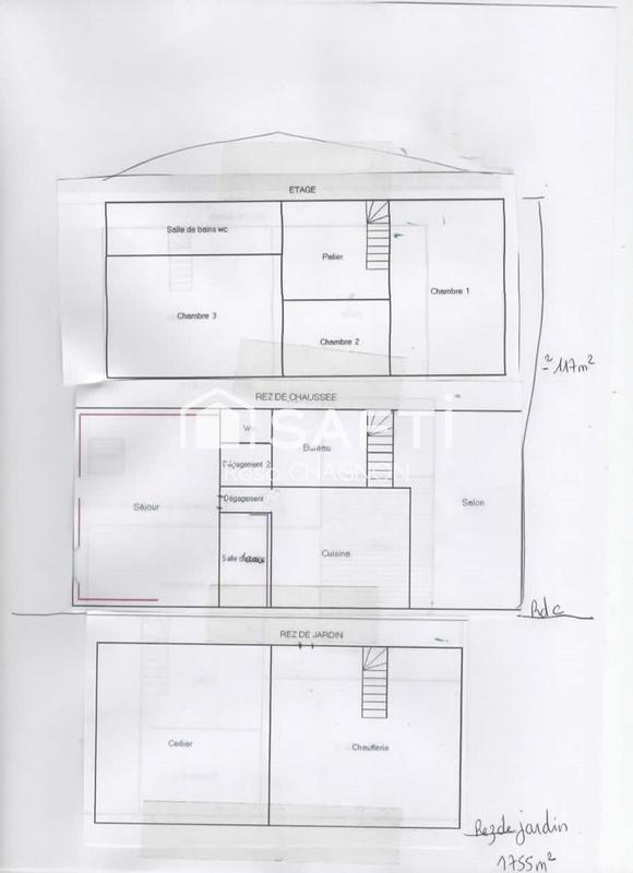 Maison - 117 m² - 5 pièces