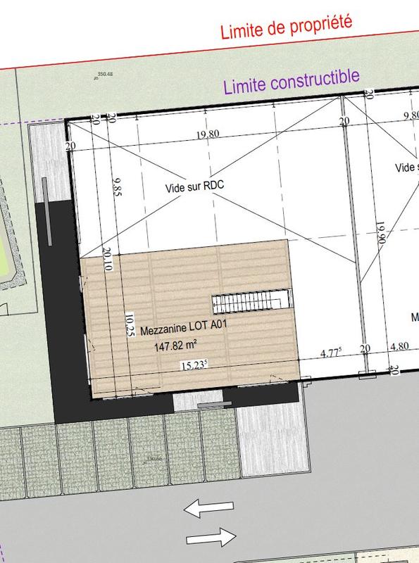 Local d'activités - 543 m² - 1 pièce