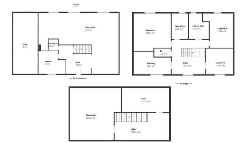 Maison - 200 m² - 7 pièces