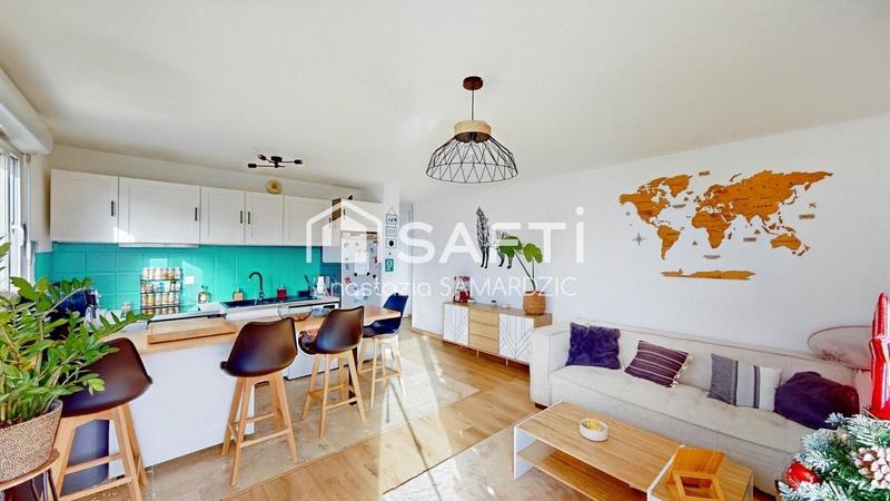 Appartement - 53 m² - 3 pièces