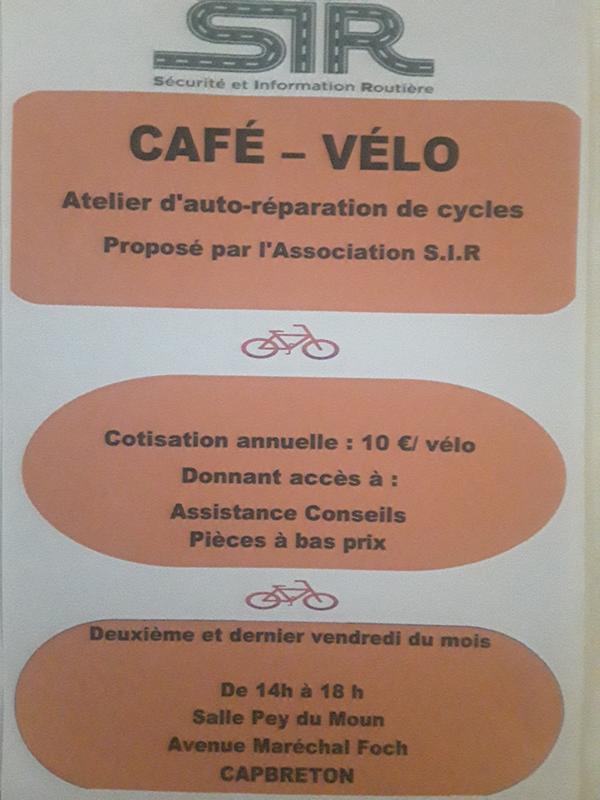 Atelier autoréparations cycles "café-vélo"