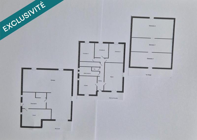 Maison - 96 m² - 5 pièces