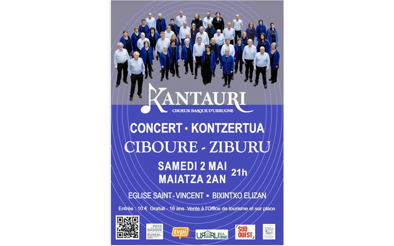 Concert de la chorale Kantauri