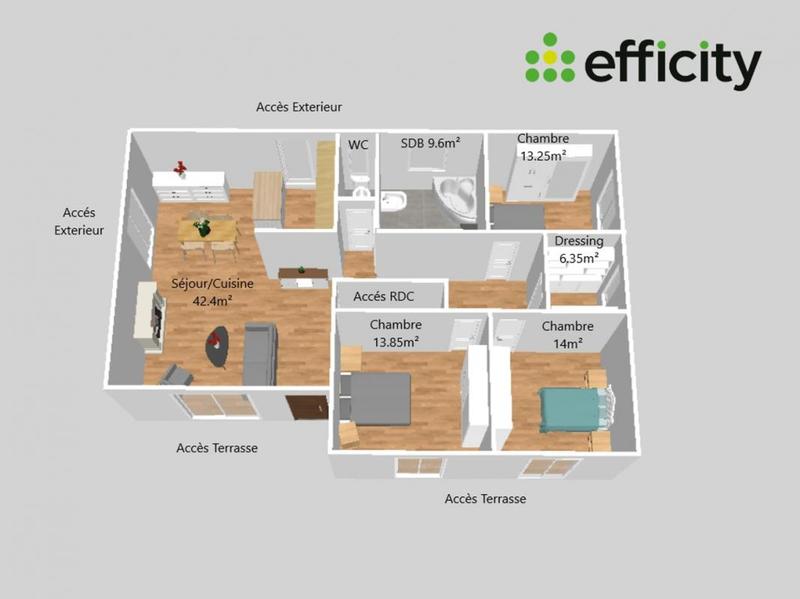 Villa - 168 m² - 6 pièces