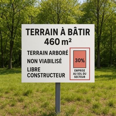 Terrain - 460 m²