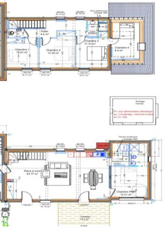 Maison - 123 m² - 7 pièces