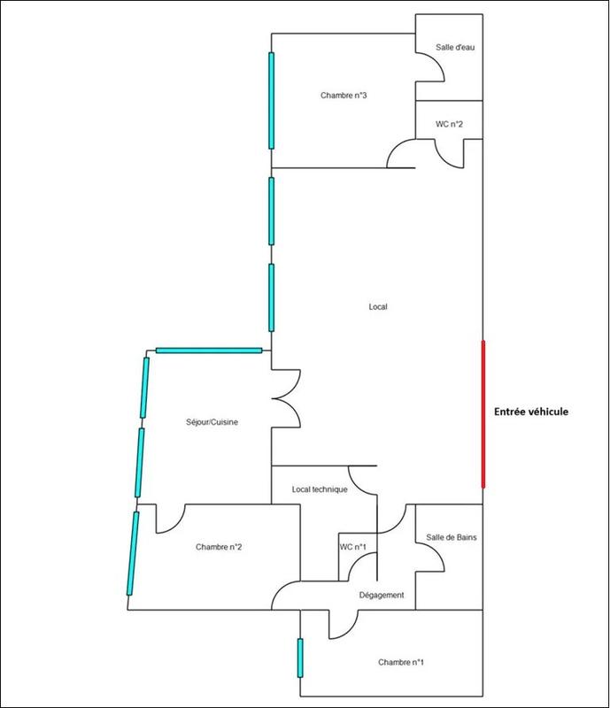 Appartement atelier - 141 m² - 5 pièces