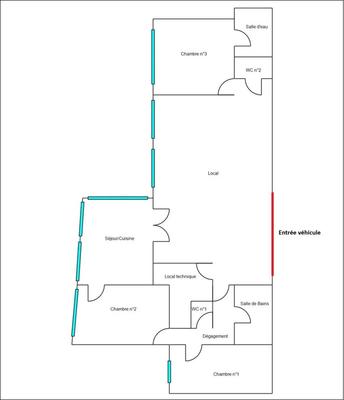 Appartement atelier - 141 m² - 5 pièces