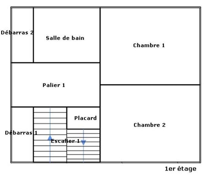 Maison ancienne - 92 m² - 4 pièces