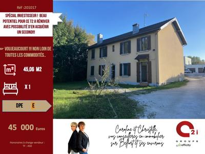 Appartement - 45 m² - 2 pièces