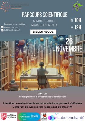 Parcours scientifique &quot;Marie Curie, mais pas que!&quot;
