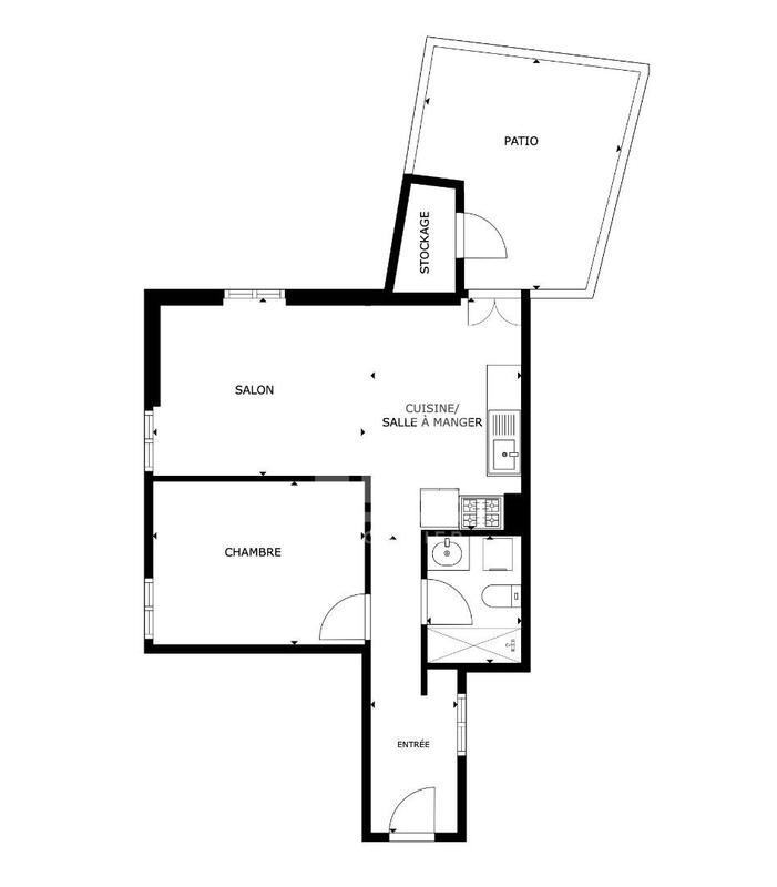 Appartement - 41 m² - 2 pièces