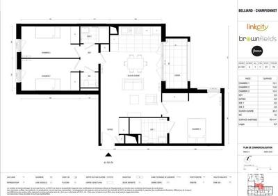 Appartement - 83 m² - 4 pièces