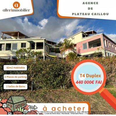 Duplex - 82 m² - 4 pièces