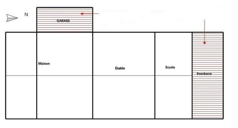 Longère - 97 m² - 5 pièces