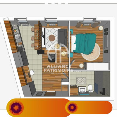 Viager - Appartement - 37 m² - 1 pièce