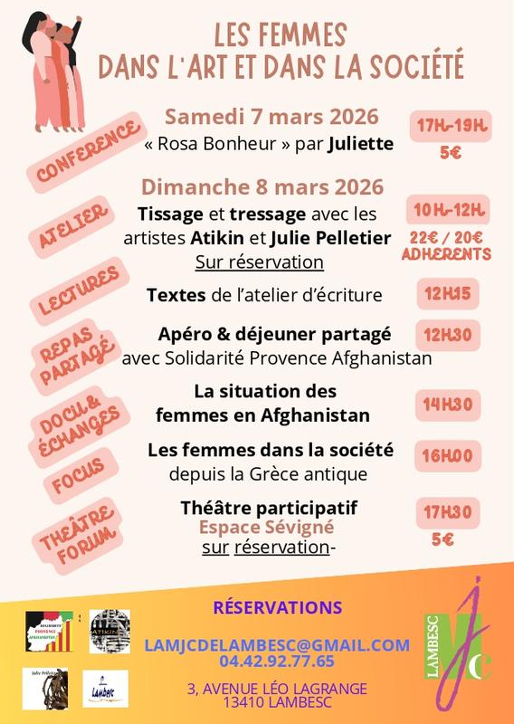 Les femmes dans l'art et dans la société