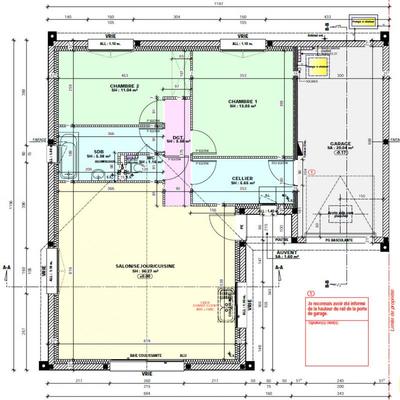 Maison - 76 m² - 3 pièces