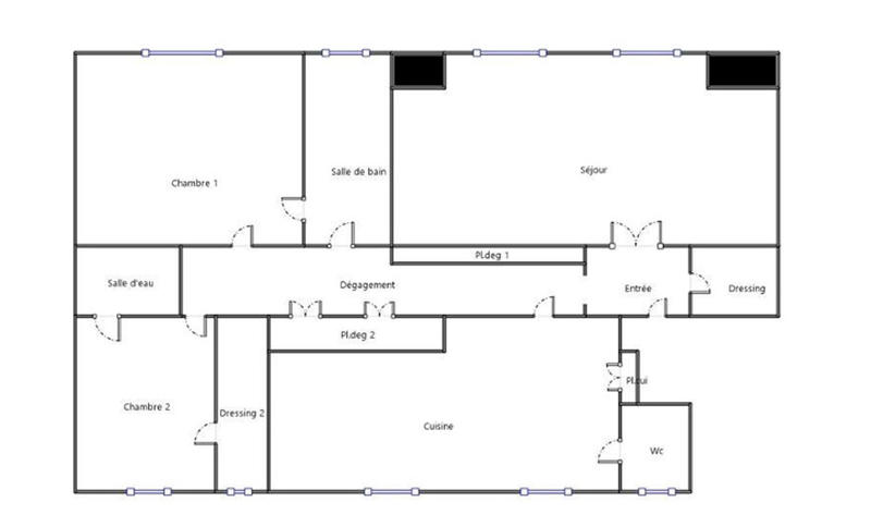 Appartement - 145 m² - 5 pièces