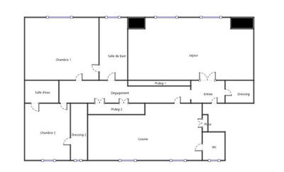 Appartement - 145 m² - 5 pièces