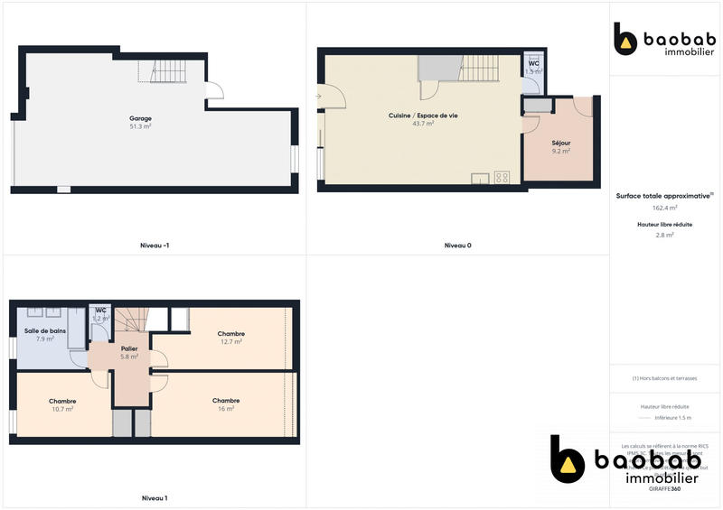 Maison - 122 m² - 5 pièces