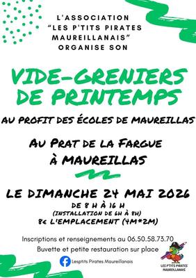 Vide-greniers au profit des écoles de maureillas