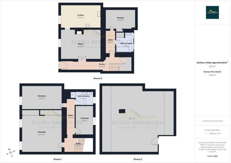 Maison de village - 132 m² - 4 pièces