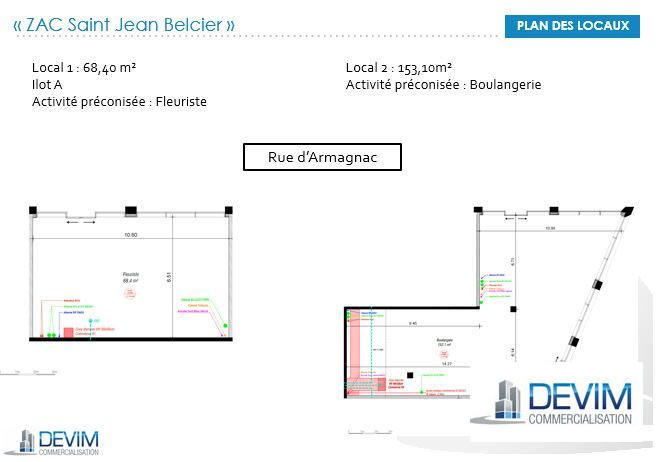 Local commercial - 153 m²