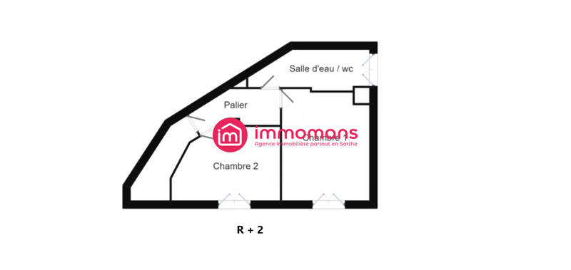 Appartement - 65 m² - 3 pièces