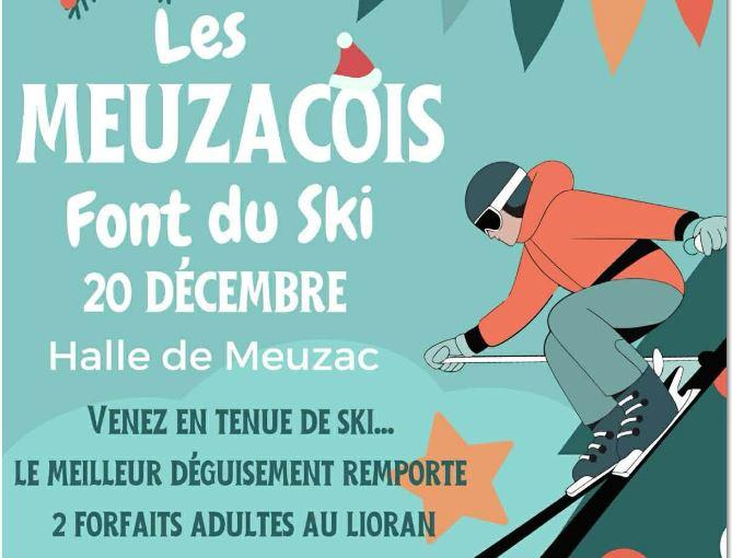 Les Meuzacois font du ski