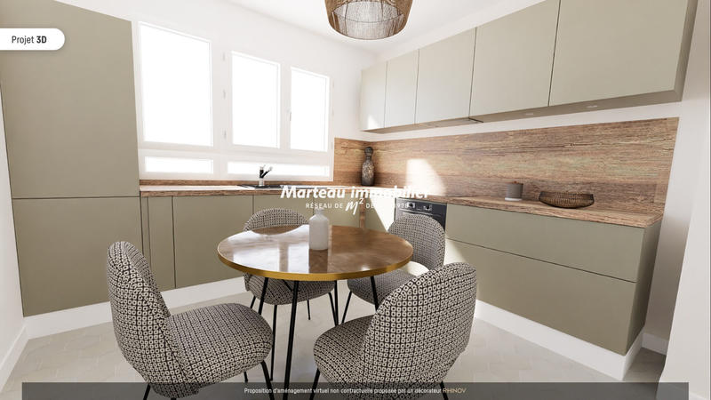 Appartement - 49 m² - 2 pièces