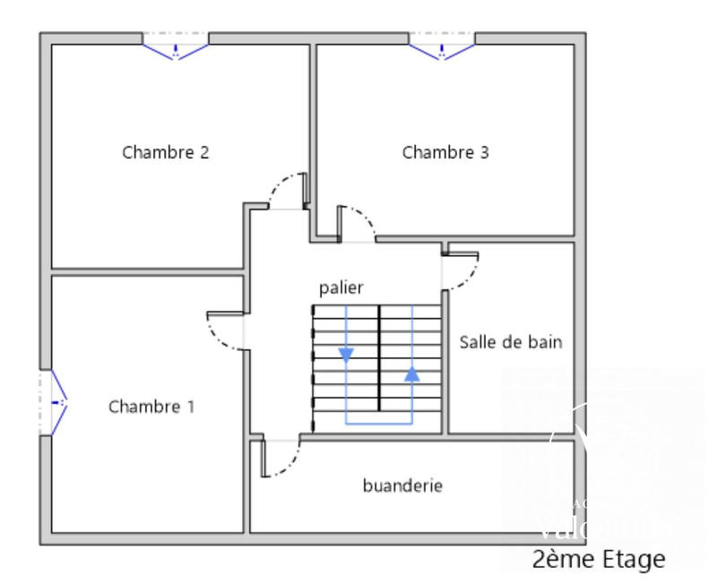 Appartement - 80 m² - 4 pièces