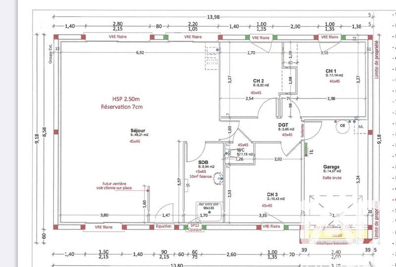 Maison - 91 m² - 4 pièces