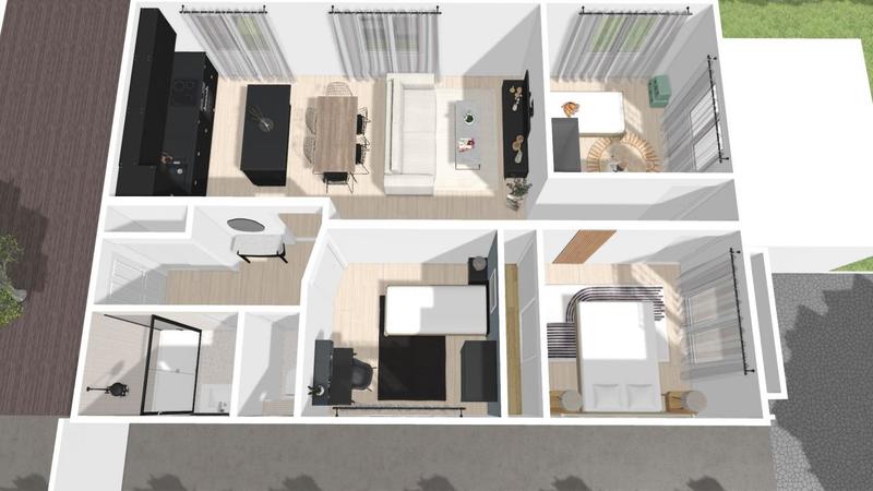 Appartement - 66 m² - 4 pièces