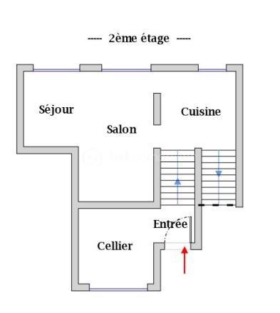 Duplex - 58 m² - 3 pièces