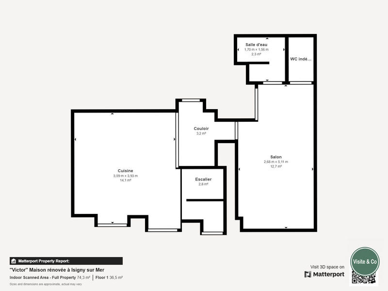 Maison ancienne - 64 m² - 4 pièces