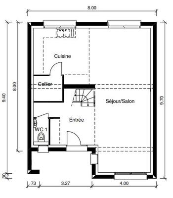 Maison - 108 m² - 5 pièces